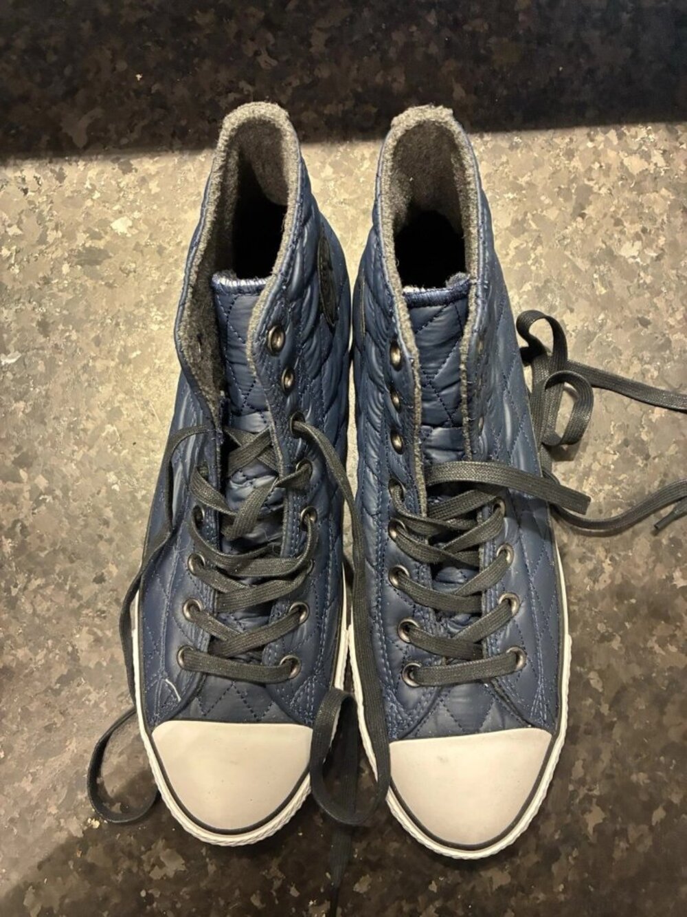 Converse All Star Chuck Taylor Quilted Vintage Shoes Blue 149453C
